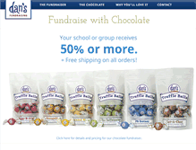 Tablet Screenshot of dansfundraising.com
